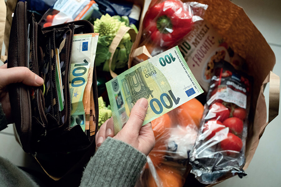 Gıda fiyatlarındaki artışın Euro bölgesindeki enflasyonda etkisi yüzde 20,8.