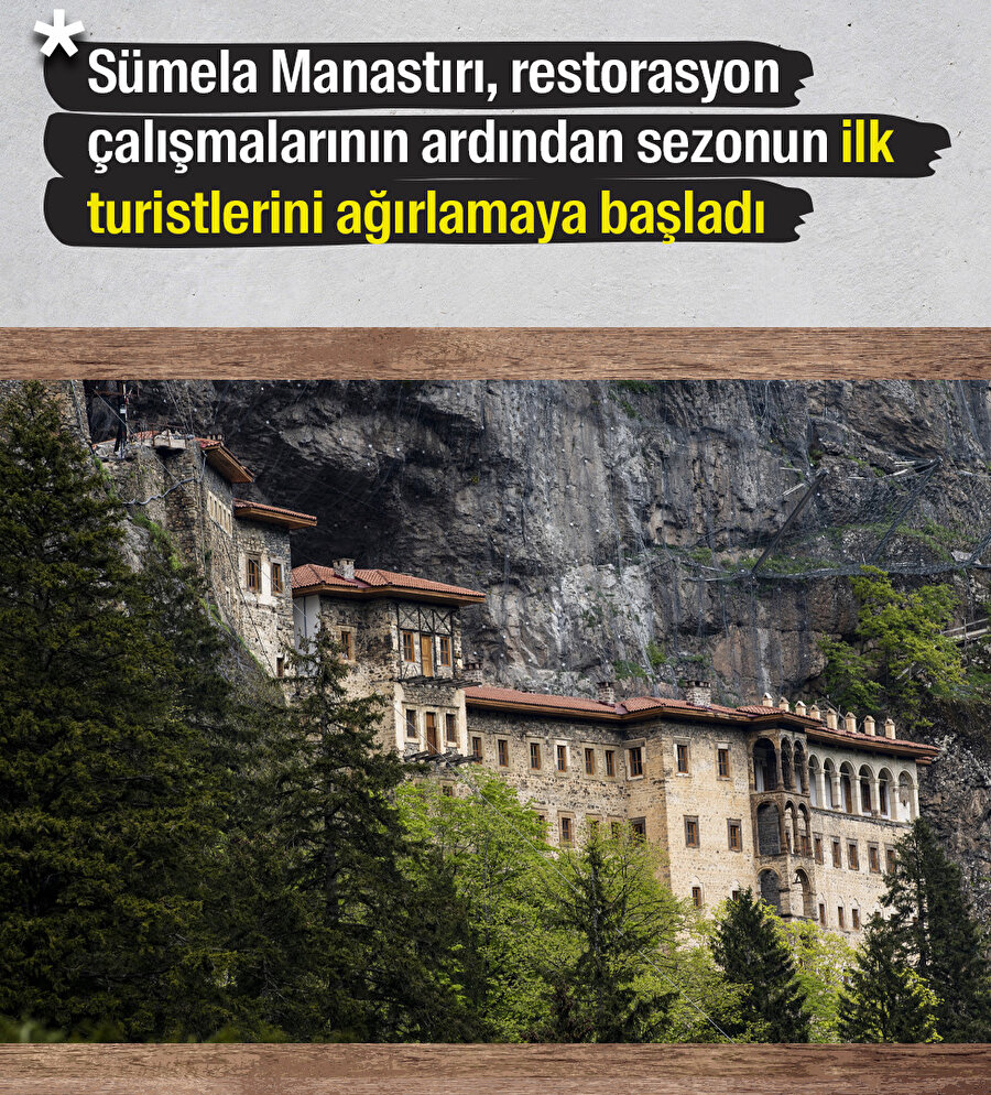 Sümela Manastırı sezona hızlı başladı