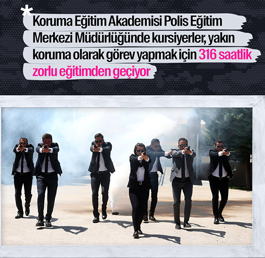 Koruma personeline zorlu parkurlarda 'VIP' eğitim