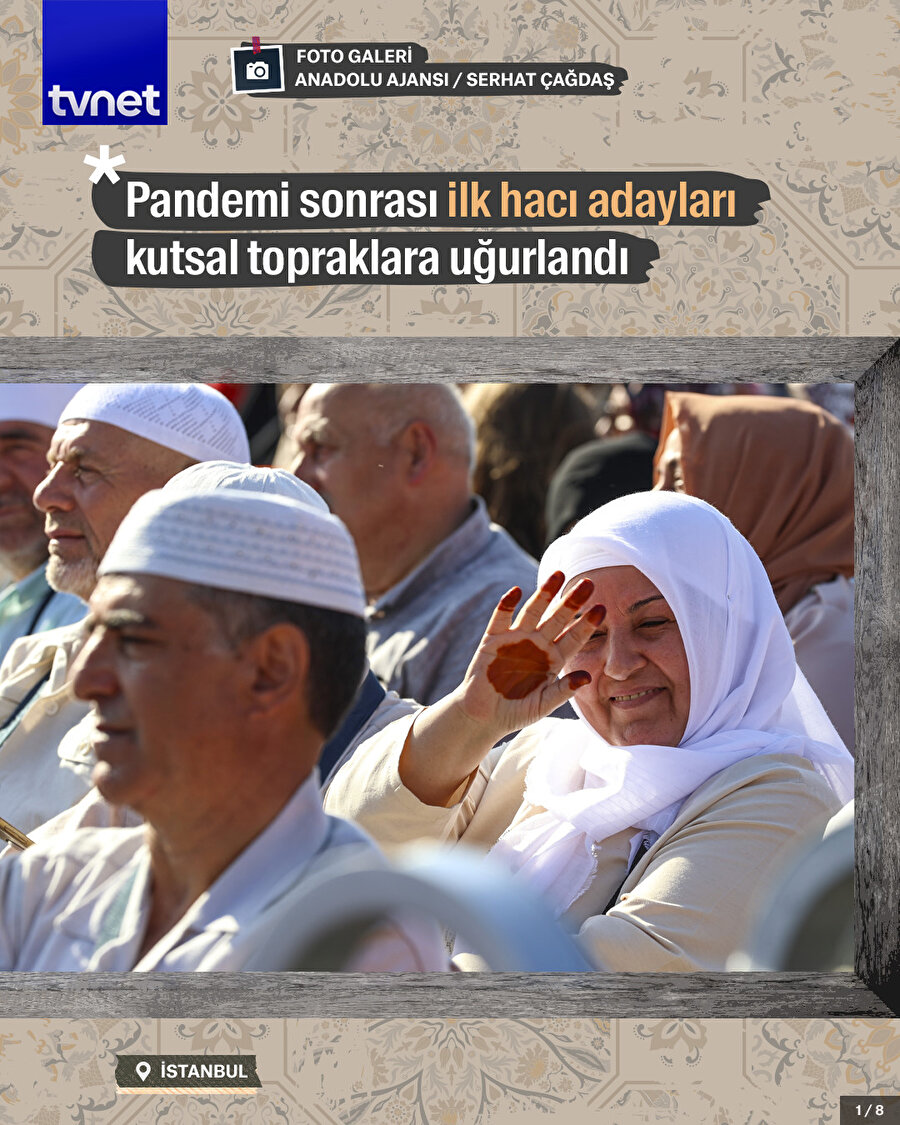 Pandemi sonrası ilk hacı adayları kutsal topraklara uğurlandı