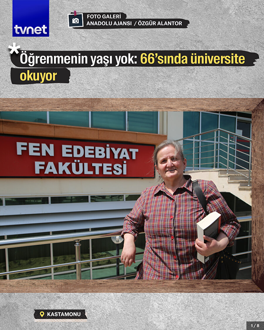Öğrenmenin yaşı yok: 66’sında üniversite okuyor