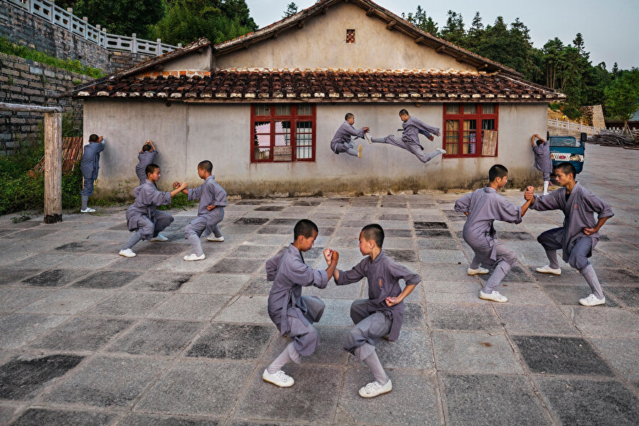Shaolin Tagou Savaş Sanatları Okulu, Zhengzhou, Çin, 2019.