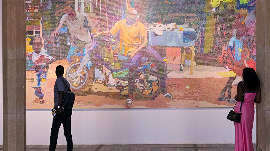 14'üncüsü düzenlenen Dakar Bienali'nin resmi sergisi.