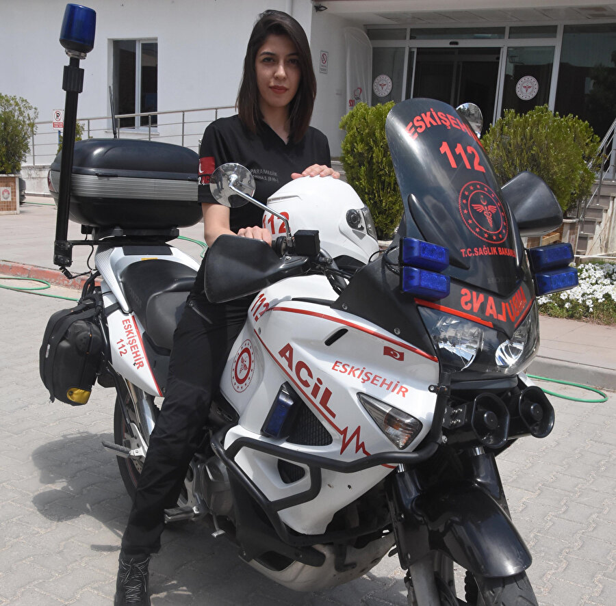 Türkiye'nin tek motosikletli ATT'si Sabiha, vakalara 3 dakikada ulaşıyor