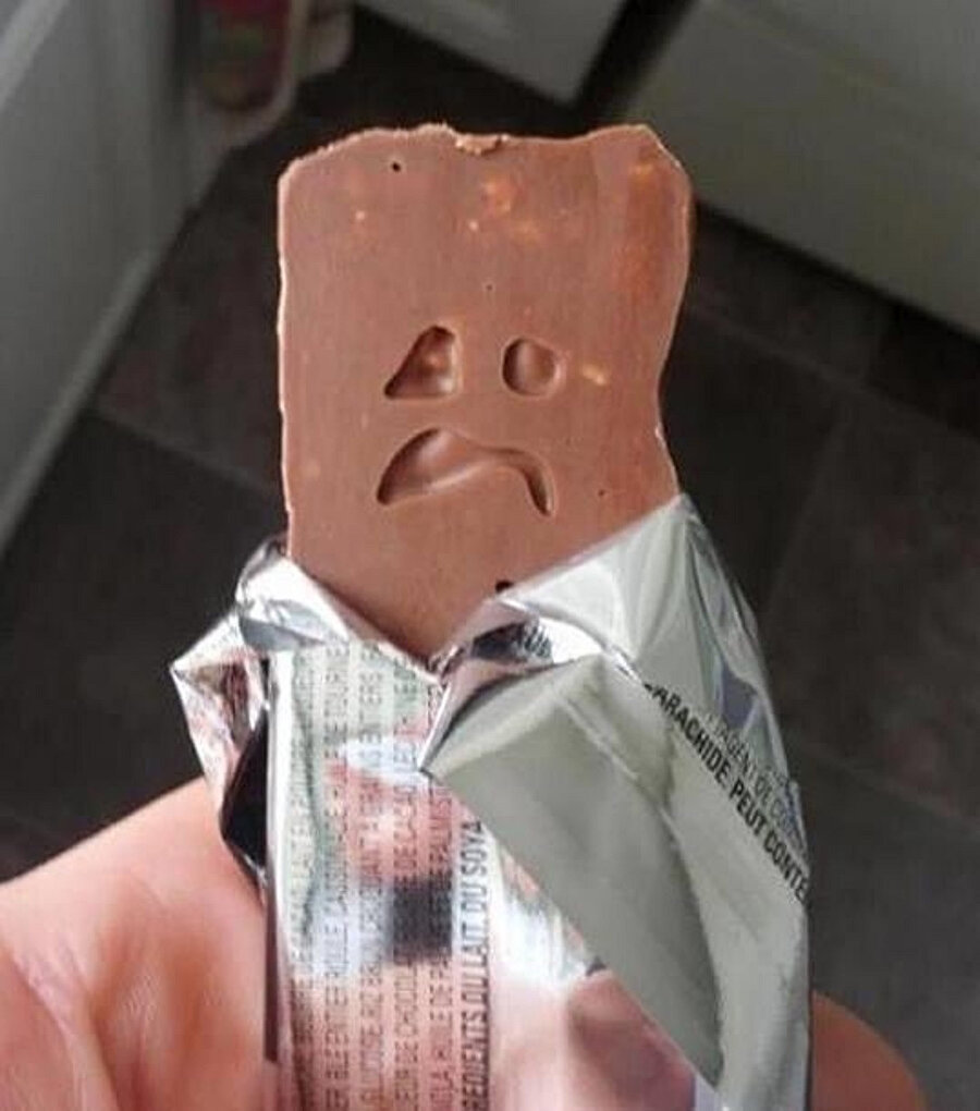 Diyette olduğum için yiyemediğim çikolatam