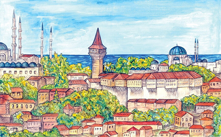 Ağakapısı’nda Ahşap Yangın Kulesi (TDV İslam Ansiklopedisi)