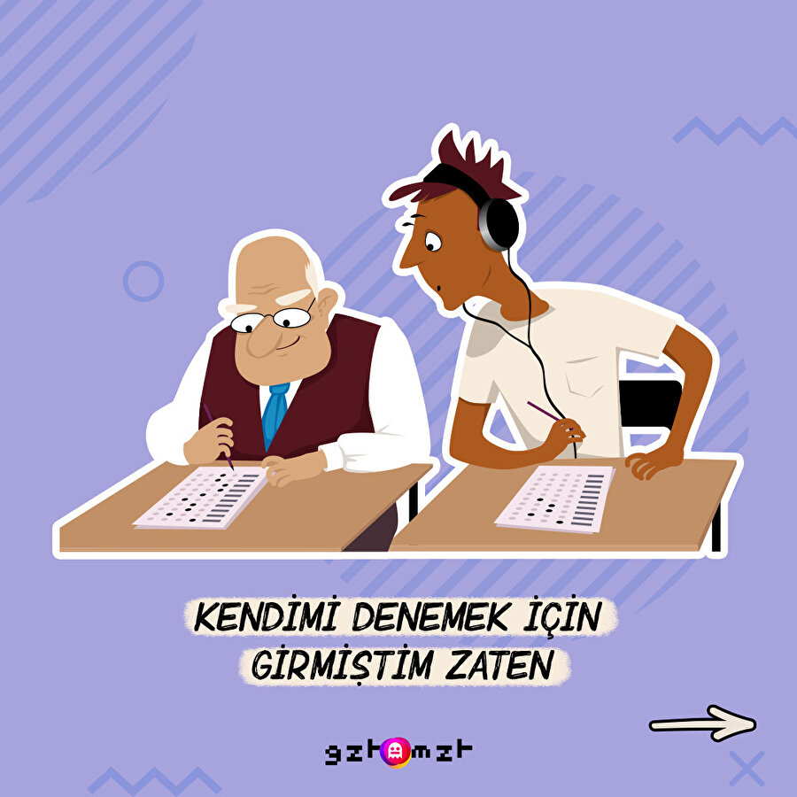 Sınav nasıldı sorusuna alternatif cevaplar