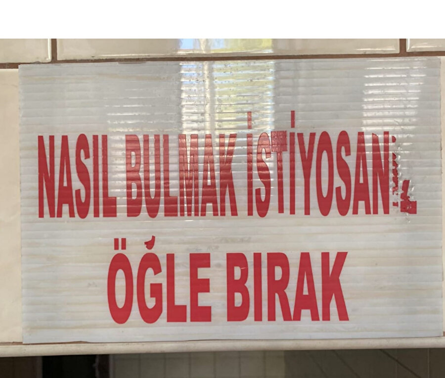 Ben akşam bırakacağım