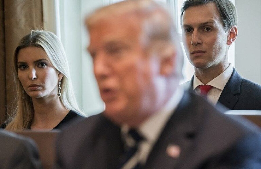 Kushner çifti ve Trump