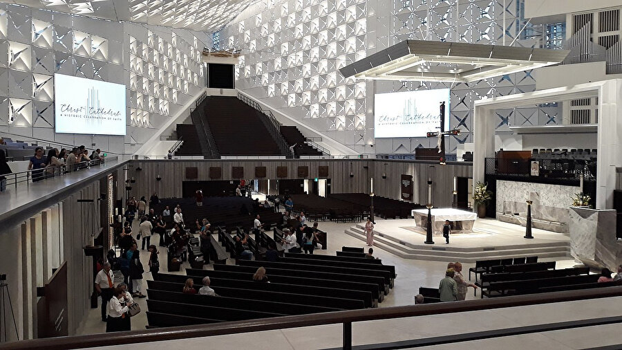  2019'da Mesih Katedrali'nin içi.
