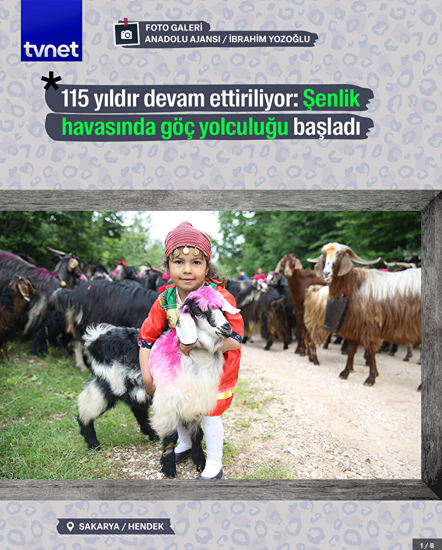 Şenlik havasında göç yolculuğu başladı