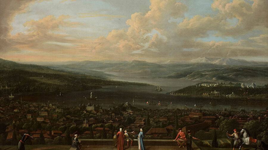 Jean Baptiste Van Mour - Pera Hollanda Büyükelçiliğnden İstanbul’a Bakış   
