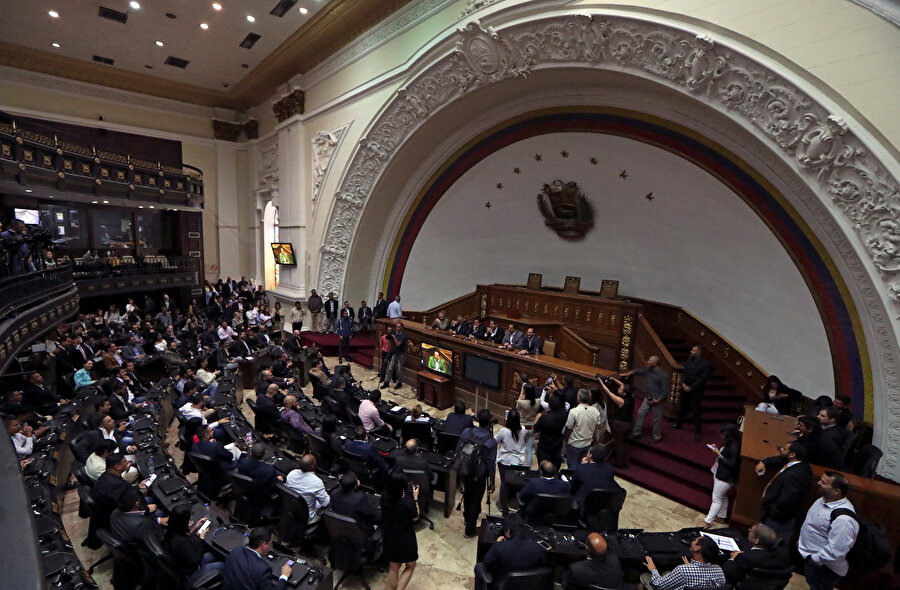 Venezuela'nın Caracas'taki Ulusal Meclis'i