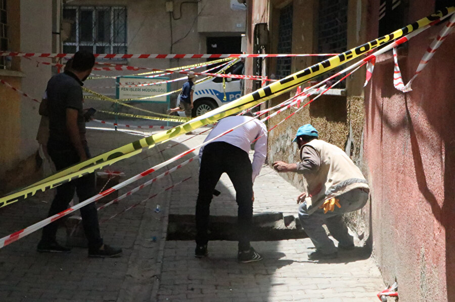 Çöken yolun altından tarih çıktı