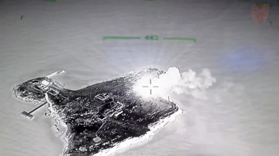 Bayraktar TB2 helikopter vuruyor.