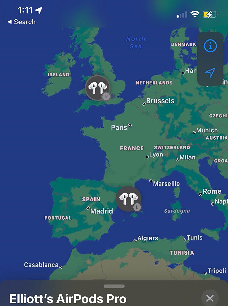 Karadan kulaklık yürütmüşler