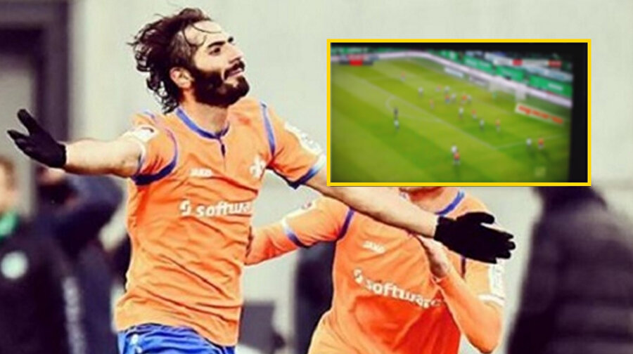 ​Hamit Altıntop'tan son saniyede inanılmaz gol: Almanya'yı salladı