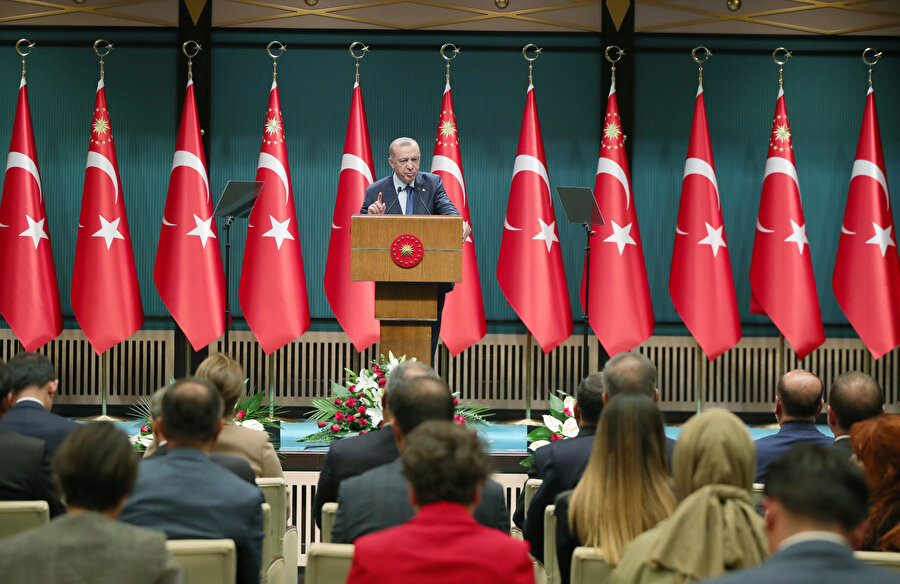 Cumhurbaşkanı Erdoğan'da açıklamalarda bulundu