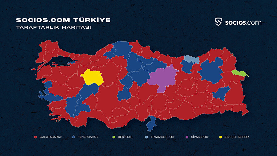 Taraftar haritası