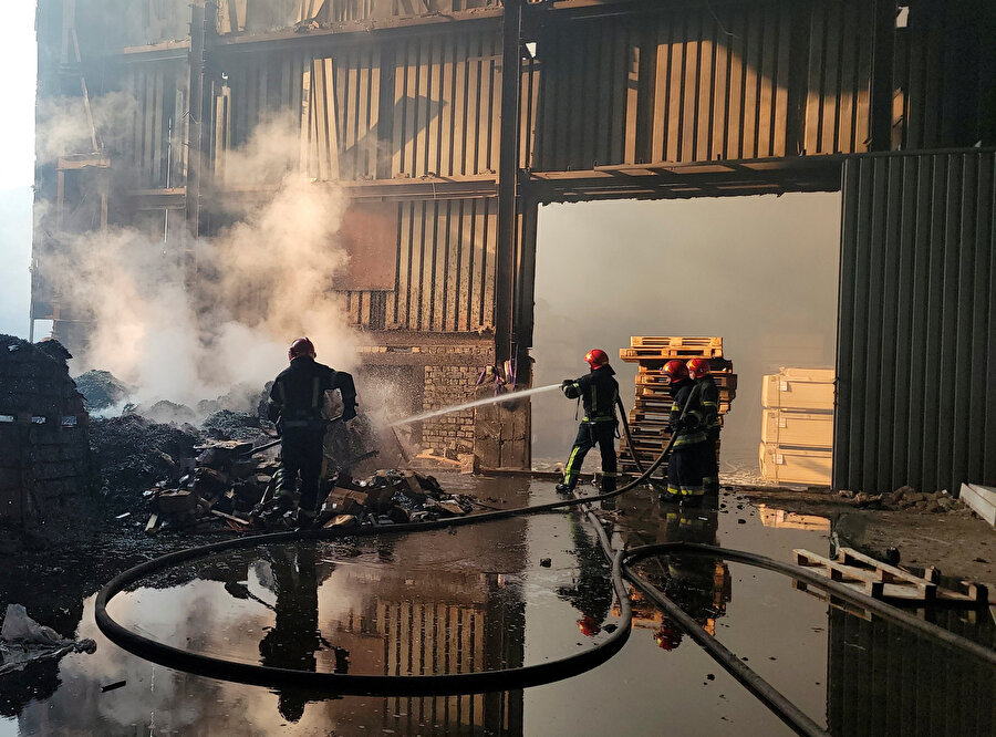 Saldırı bölgesinden bir fotoğraf