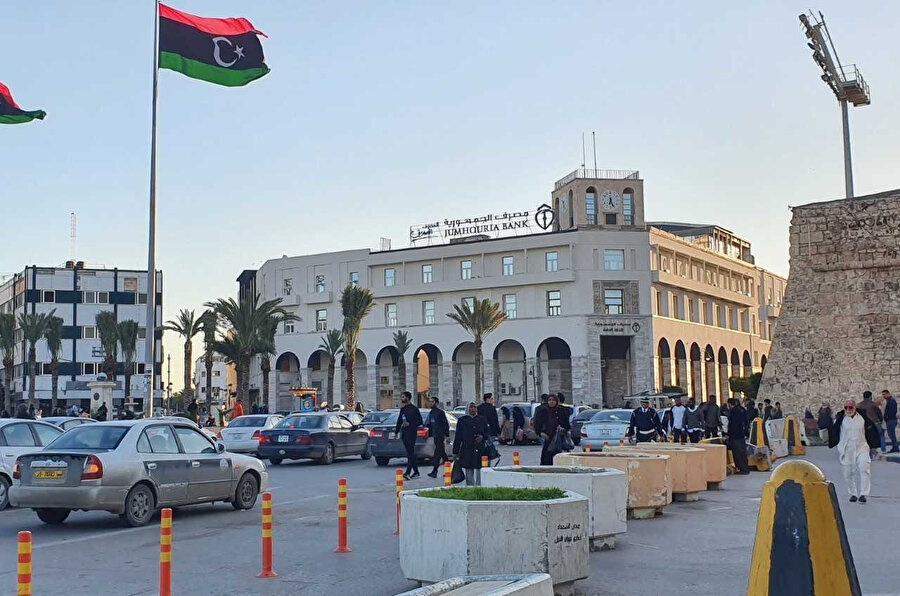 Libya'nın başkenti Trablus'taki Şehitler Meydanı.