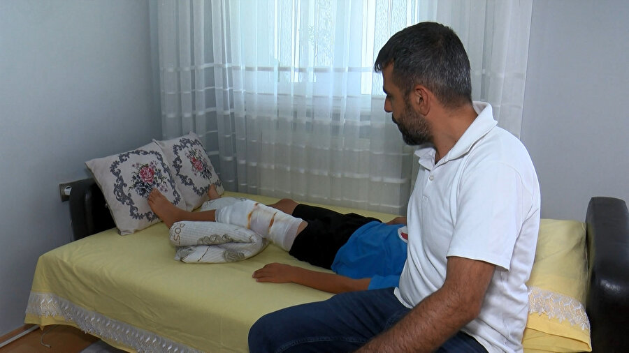 Bahçelievler'de parkta oynayan çocuğa pitbull saldırdı 

