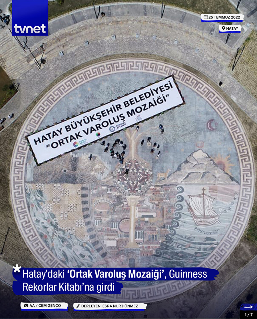 ‘Ortak Varoluş Mozaiği’, Guinness Rekorlar Kitabı'na girdi