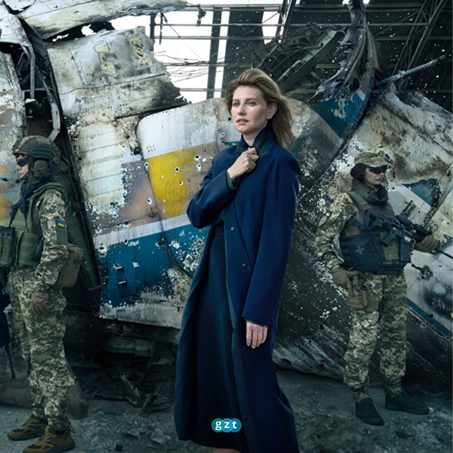 Zelenski ve eşinin savaşın ortasında Vogue'a verdiği pozlara tepki yağdı