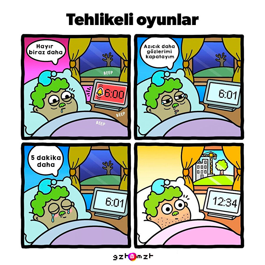 Güne enerji katan çizimler