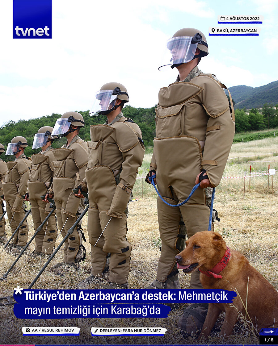 Mehmetçik mayın temizliği için Karabağ’da