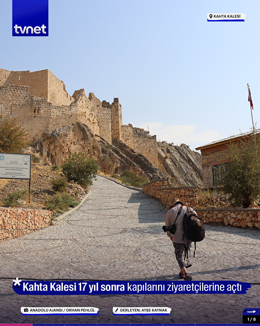 Kahta Kalesi 17 yıl sonra kapılarını ziyaretçilerine açtı