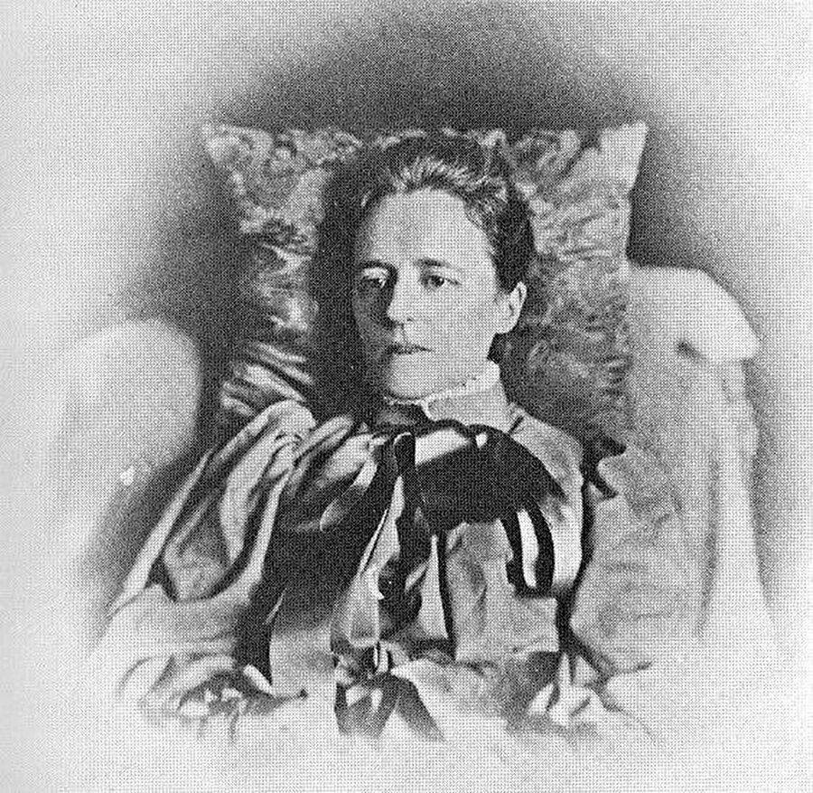 Alice James, 1891. Fotoğraf: Harvard Houghton Kütüphanesi Arşivi.
