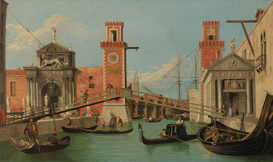 The Arsenal the Water Entrance 1732.