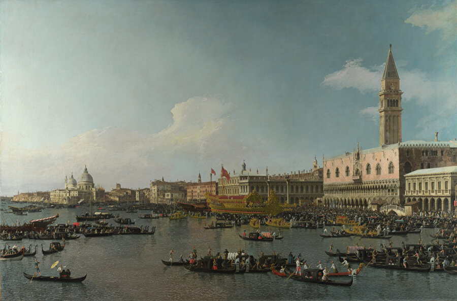 The Basin of San Marco on Ascension Day, 1740.