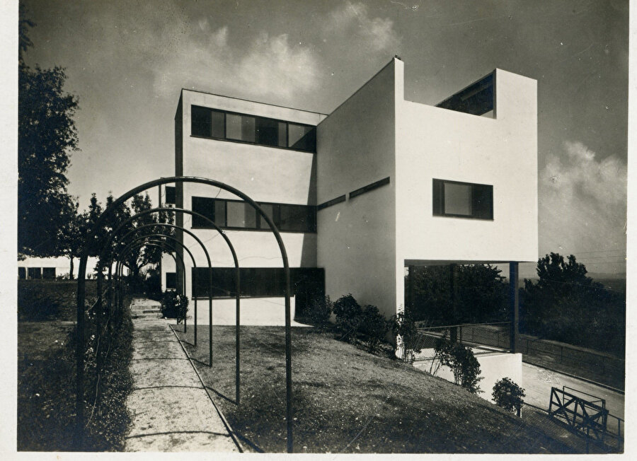 14-15 numaralı konutlar, Le Corbusier ve Pierre Jeanneret. Fotoğraf: Otto Lossen.