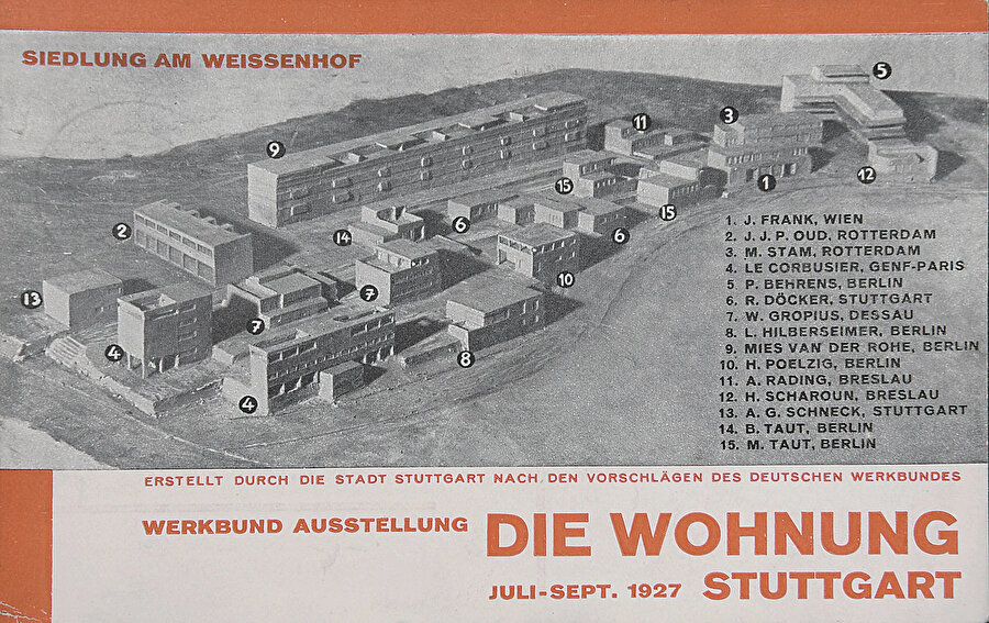 Weissenhofsiedlung, sergi afişi.