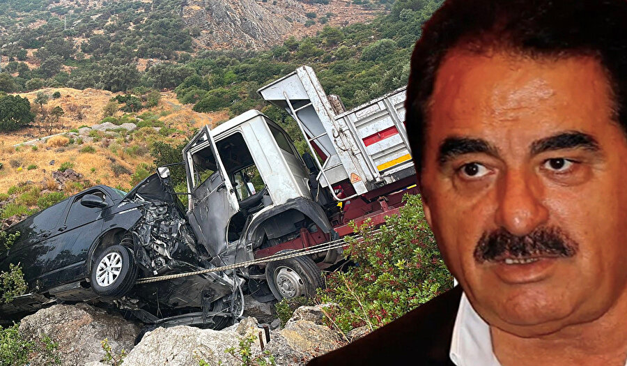 İbrahim Tatlıses kaza geçirdi araçta sıkıştı