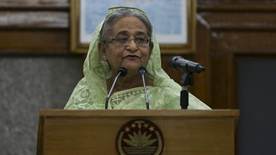 Bangladeş Başbakanı Şeyh Hasina.