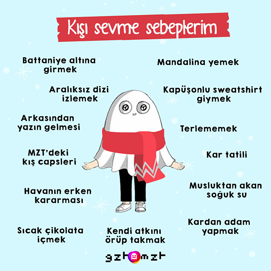 Kışı sevme sebeplerim