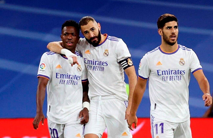 Vinicius, Benzema ve Asensio