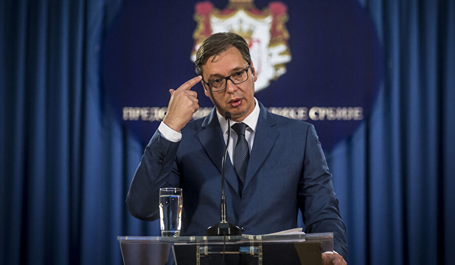 Sırbistan Cumhurbaşkanı Vucic