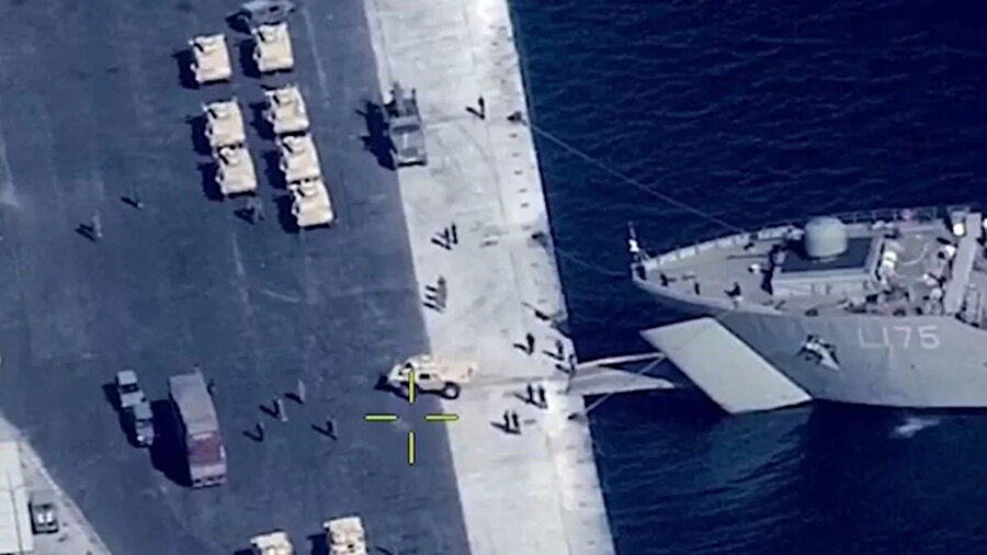 Sevkiyat TSK'nın İHA'ları tarafından görüntülendi