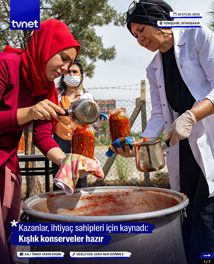 Kazanlar, ihtiyaç sahipleri için kaynadı