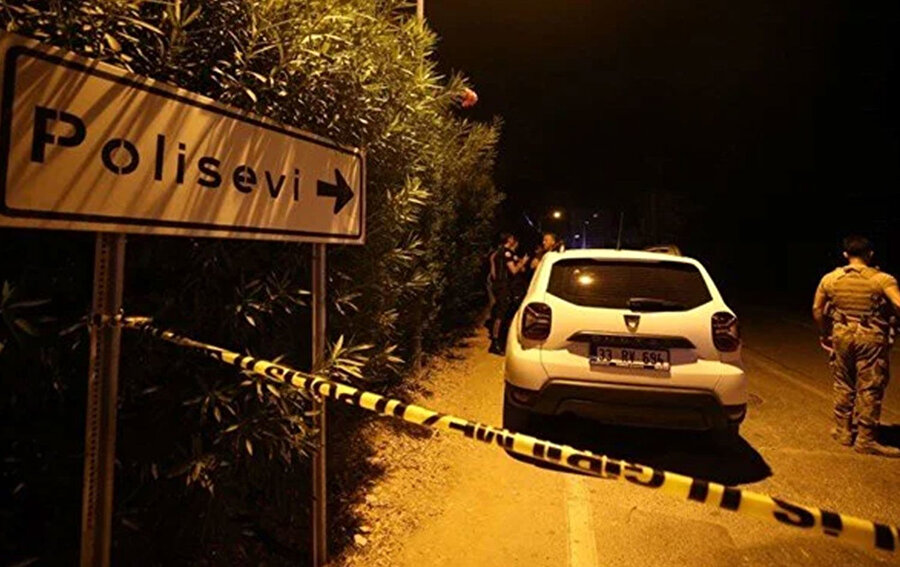 Mersin'deki saldırı bölgesinden bir görüntü