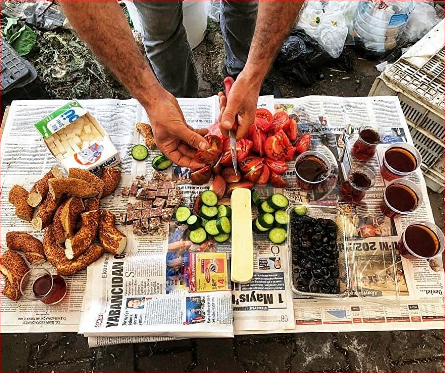 Hafta sonu arkadaşlarla planladığım serpme kahvaltı​
