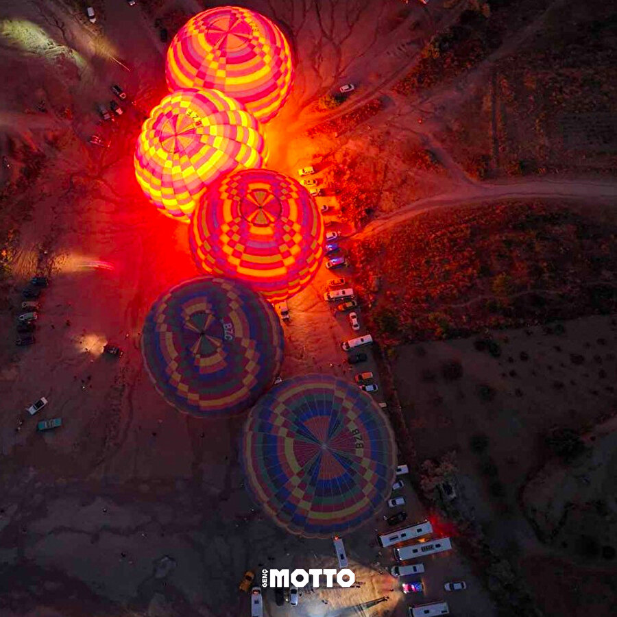 Kapadokya'dan büyüleyici kareler