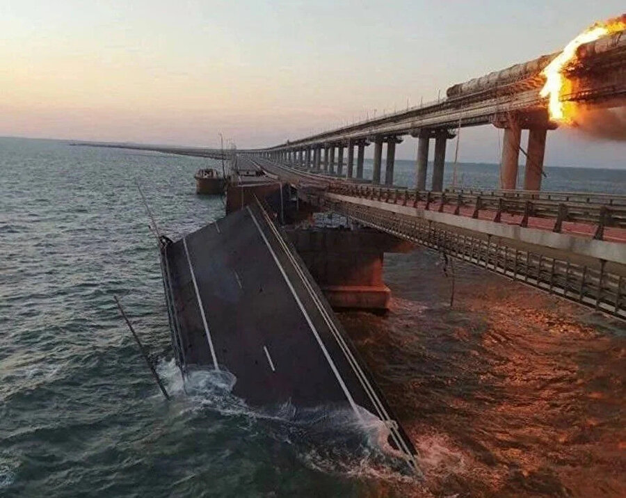 Patlama anından bir görüntü