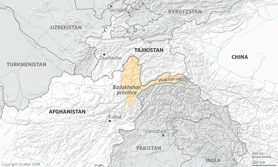 Afganistan'ın komşuları arasında en kısa sınıra sahip olduğu ülke Çin. Afganistan, kuzeydeki Badahşan vilayeti üzerinden Çin ile yaklaşık 76 kilometre sınırı bulunuyor.