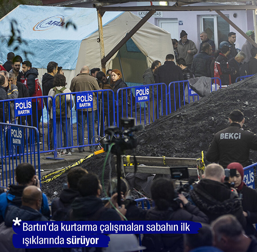 Kurtarma çalışmaları sabahın ilk ışıklarında sürüyor