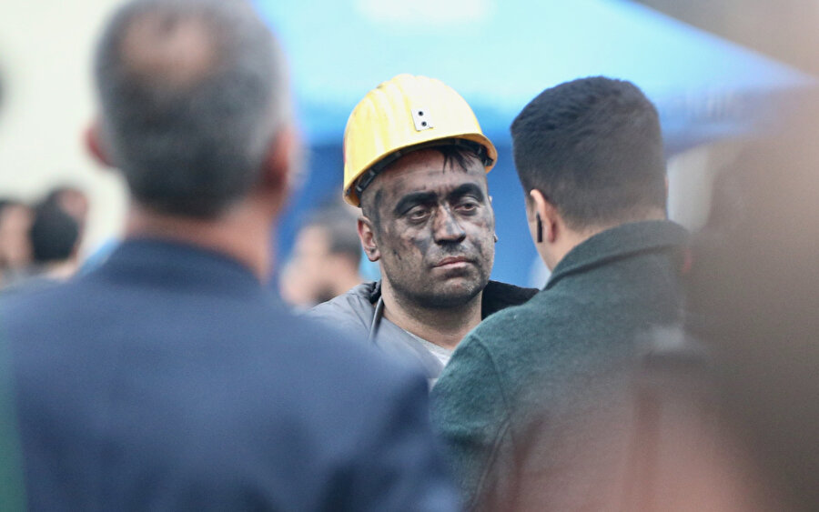 Maden patlamasından kurtulanlar arama-kurtarma çalışmalarına katıldı